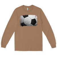 Toasted Coconut soccer brushstroke Long Sleeve Tee - Jasminsmagicworld
