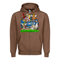 Chestnut easter Zipper Hoodie - CowhideDigitalArt