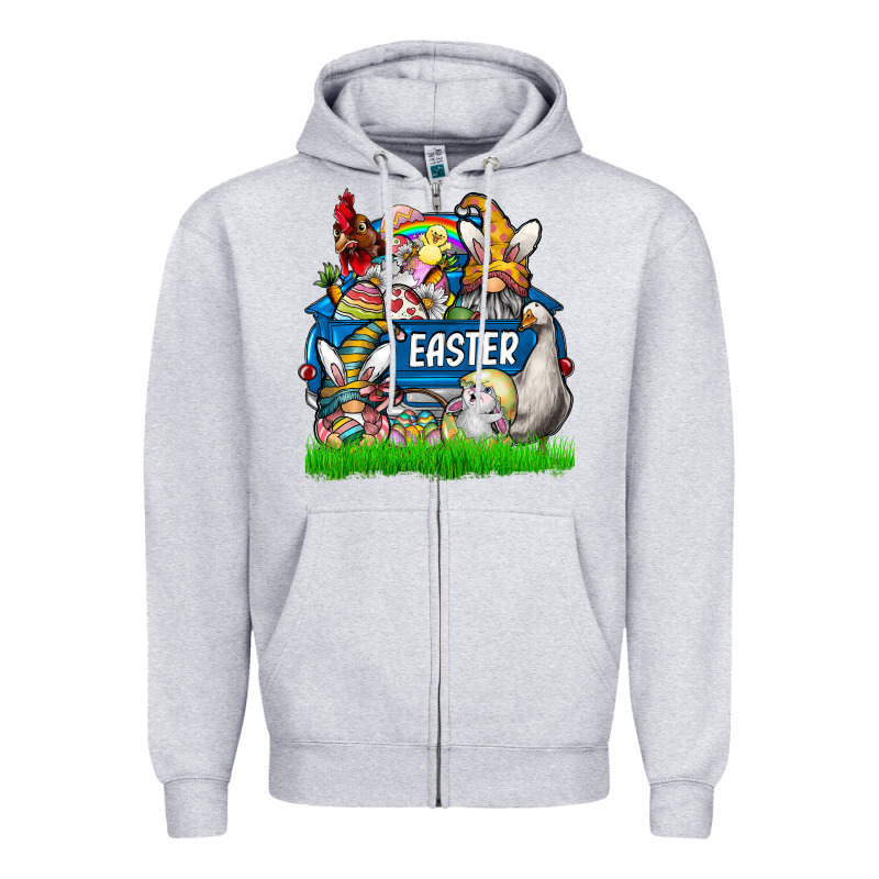 Easter Zipper Hoodie by CowhideDigitalArt | Teevron