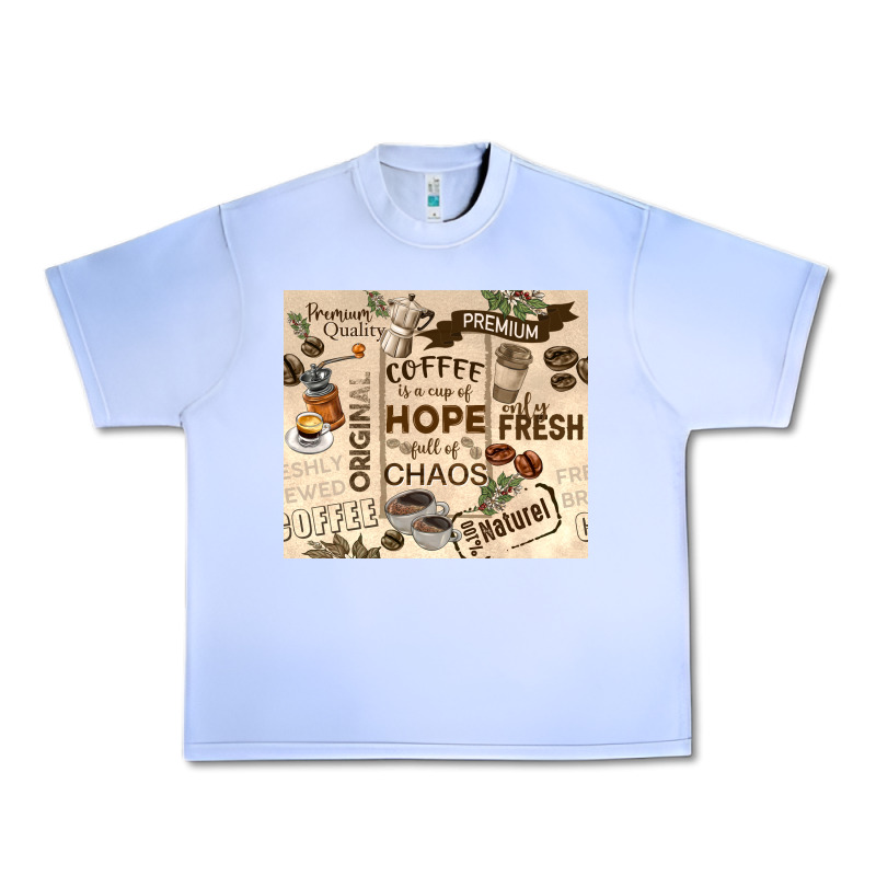 Coffee Is A Cup Of Hope Urban Heavy Tee by TumblerDesignByShophia | Teevron