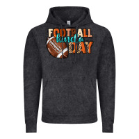 Vintage Black Football kinda day Vintage Hoodie - HowdyJamesFarm
