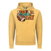 Vintage Mustard Football kinda day Vintage Hoodie - HowdyJamesFarm
