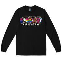 Black Pride equality hurts no one Long Sleeve Tee - CowGirlArtShop