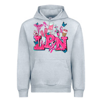 Heather Grey lpn cancer  nurse with Urban Hoodie - AdoDesignShop