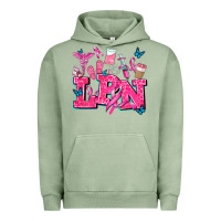 Pigment Oil Green lpn cancer  nurse with Urban Hoodie - AdoDesignShop