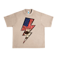 French Oak Lightning Bolt Urban Heavy Tee - JahusDesignShop