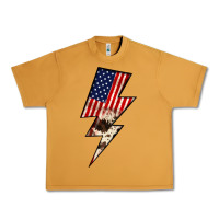 Peanut Butter Lightning Bolt Urban Heavy Tee - JahusDesignShop