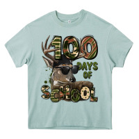 Arona 100 days of school hunting deer Heavy Core Tee - LillyAllenDesigns