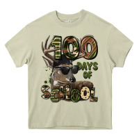 Mossy 100 days of school hunting deer Heavy Core Tee - LillyAllenDesigns