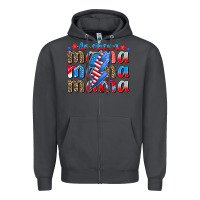 Smoke american mama Zipper Hoodie - CowhideDigitalArt