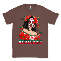 Chestnut Mexicana with Skull Girl Classic Tee - texasbilliewilder
