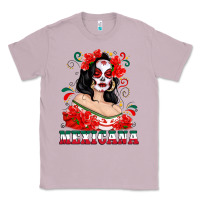 Lilac Mexicana with Skull Girl Classic Tee - texasbilliewilder