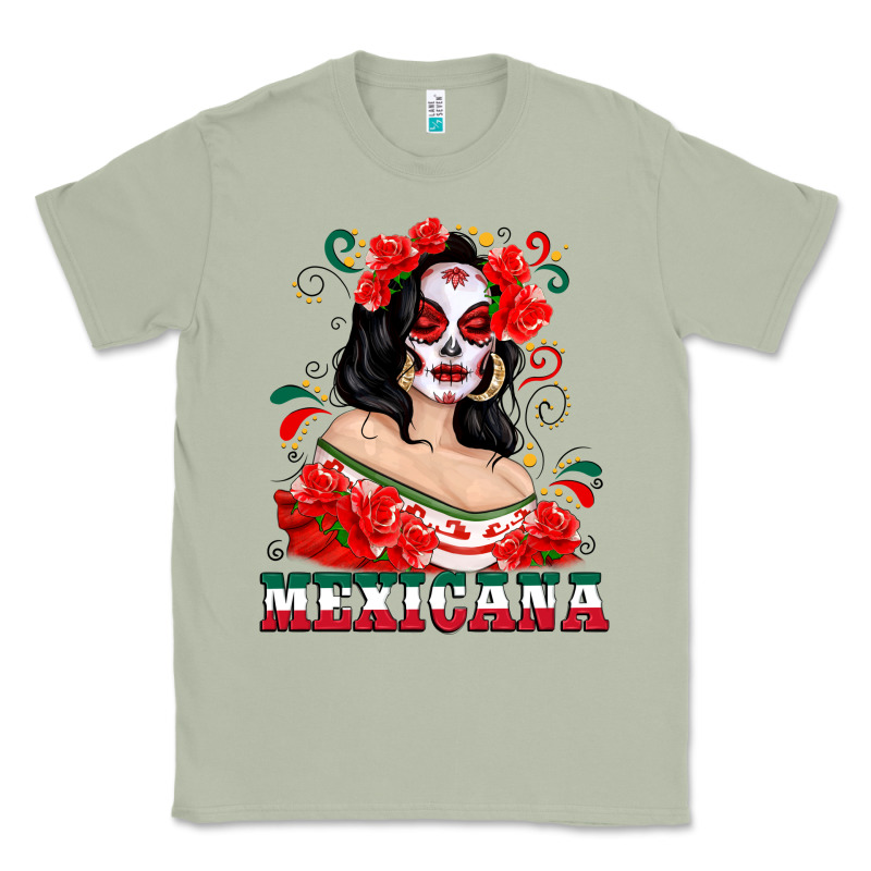 Mexicana With Skull Girl Classic Tee by texasbilliewilder | Teevron