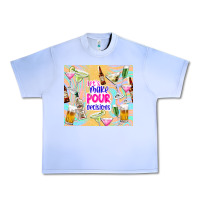 Grape Ice let's make pour decisions Urban Heavy Tee - TumblerDesignByShophia