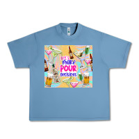 Pebble Blue let's make pour decisions Urban Heavy Tee - TumblerDesignByShophia
