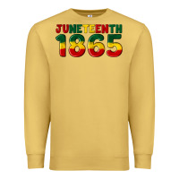 Antique Gold juneteenth 1865 Premium Sweatshirt - Artiststas