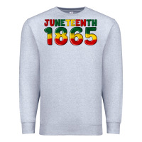 Heather Grey juneteenth 1865 Premium Sweatshirt - Artiststas