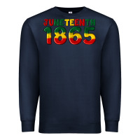 Navy juneteenth 1865 Premium Sweatshirt - Artiststas
