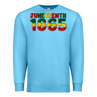 Ocean Blue juneteenth 1865 Premium Sweatshirt - Artiststas