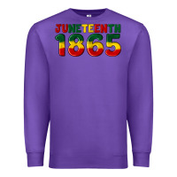 Purple juneteenth 1865 Premium Sweatshirt - Artiststas