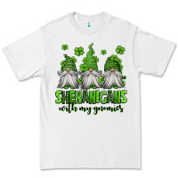 White shenanigans with my gnomies st patricks day gnomes Premium Tee - Jasminsmagicworld