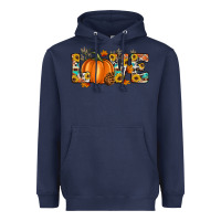 Navy fall love Heavyweight Hoodie - Artiststas
