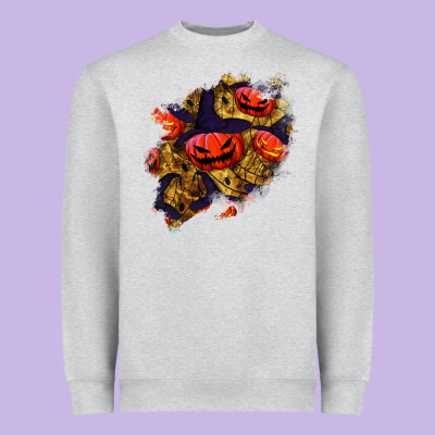 Halloween Pumpkin Patch  2 Heavyweight Sweatshirt Designed By Bundleandbundleshop