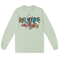 Matcha Nurse on duty Long Sleeve Tee - CowGirlArtShop