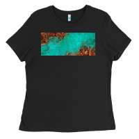 Black tooled leather turquoise glitter 11oz mug Ladies Tee - Jasminsmagicworld