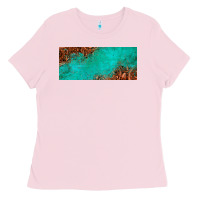 Bubblegum Pink tooled leather turquoise glitter 11oz mug Ladies Tee - Jasminsmagicworld