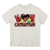 Cream crawfish Heavy Core Tee - LillyAllenDesigns