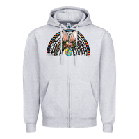Heather Grey easter rainbow Zipper Hoodie - CowhideDigitalArt