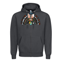 Smoke easter rainbow Zipper Hoodie - CowhideDigitalArt