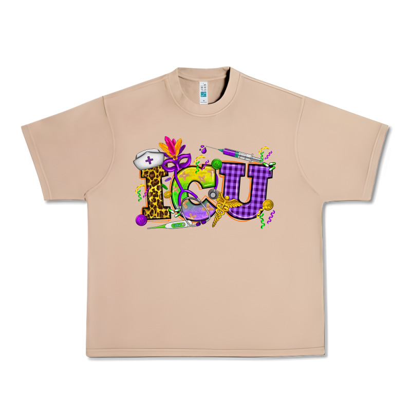 Mardi Gras Icu Nurse Urban Heavy Tee by HowdyJamesFarm | Teevron