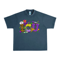 Midnight Navy Mardi Gras ICU Nurse Urban Heavy Tee - HowdyJamesFarm