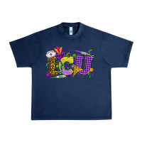 Navy Mardi Gras ICU Nurse Urban Heavy Tee - HowdyJamesFarm