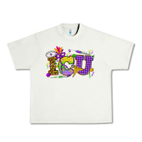 Pistachio Mardi Gras ICU Nurse Urban Heavy Tee - HowdyJamesFarm