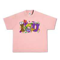 Salmon Mardi Gras ICU Nurse Urban Heavy Tee - HowdyJamesFarm