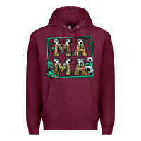 Burgundy soccer mama Premium Hoodie - Jasminsmagicworld