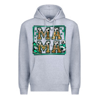 Heather Grey soccer mama Premium Hoodie - Jasminsmagicworld