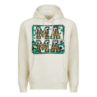 Oatmeal Heather soccer mama Premium Hoodie - Jasminsmagicworld