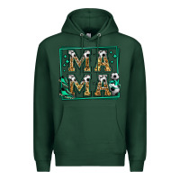 Sports Green soccer mama Premium Hoodie - Jasminsmagicworld