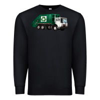 Black recycle truck Premium Sweatshirt - Artiststas