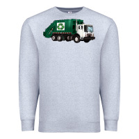 Heather Grey recycle truck Premium Sweatshirt - Artiststas