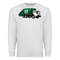Oatmeal Heather recycle truck Premium Sweatshirt - Artiststas