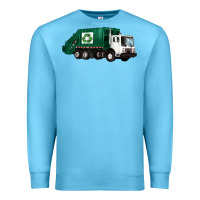 Ocean Blue recycle truck Premium Sweatshirt - Artiststas