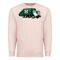 Pale Pink recycle truck Premium Sweatshirt - Artiststas