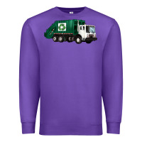 Purple recycle truck Premium Sweatshirt - Artiststas