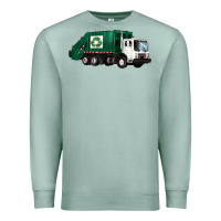 Seafoam recycle truck Premium Sweatshirt - Artiststas