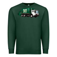 Sports Green recycle truck Premium Sweatshirt - Artiststas